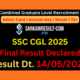 SSC Combined Graduate Level Recruitment 2025 Result